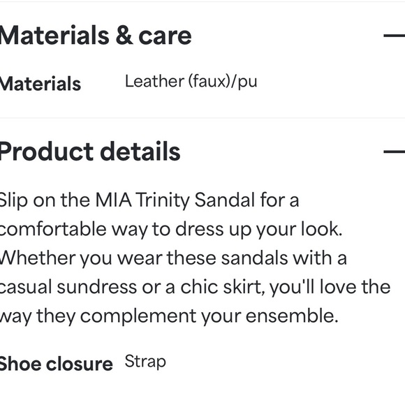 MIA Trinity Sandals - Mustard - Picture 5 of 5